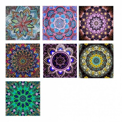 Hg707-903 25*25cm Creative Diy Crystal Diamond Painting Kits Kaleidoscope 5d Diamond Painting